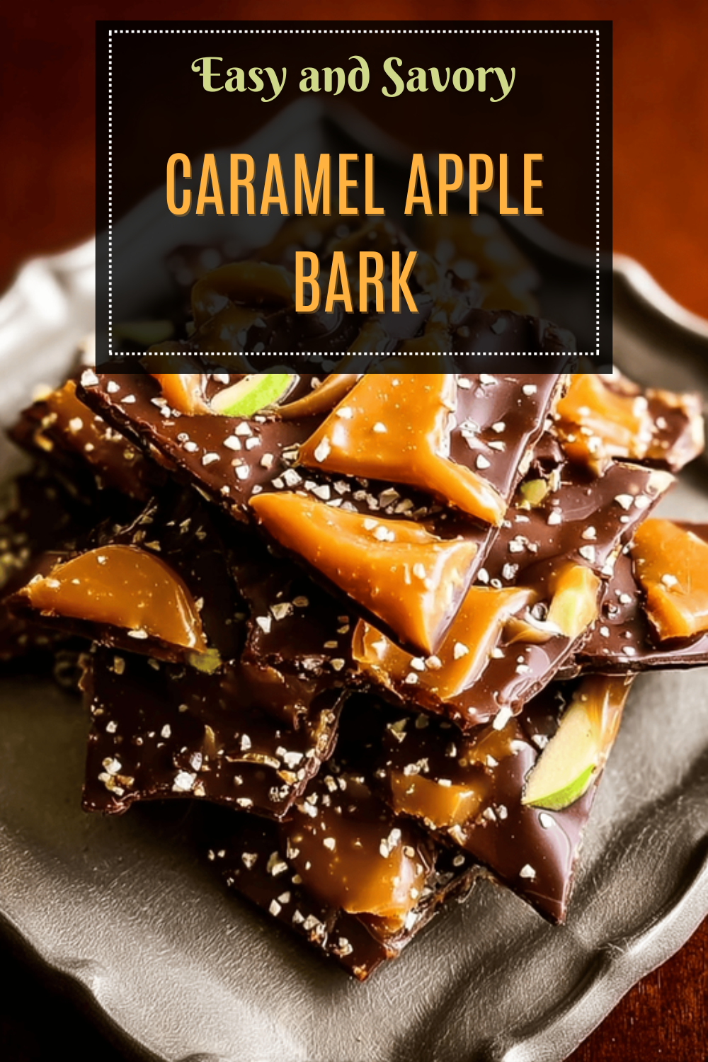Caramel Apple Bark