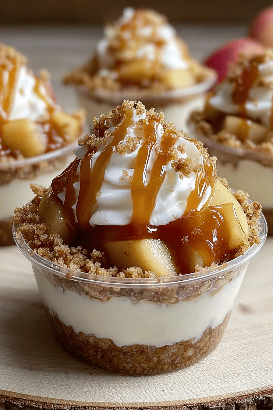 Caramel Apple Dessert Cups