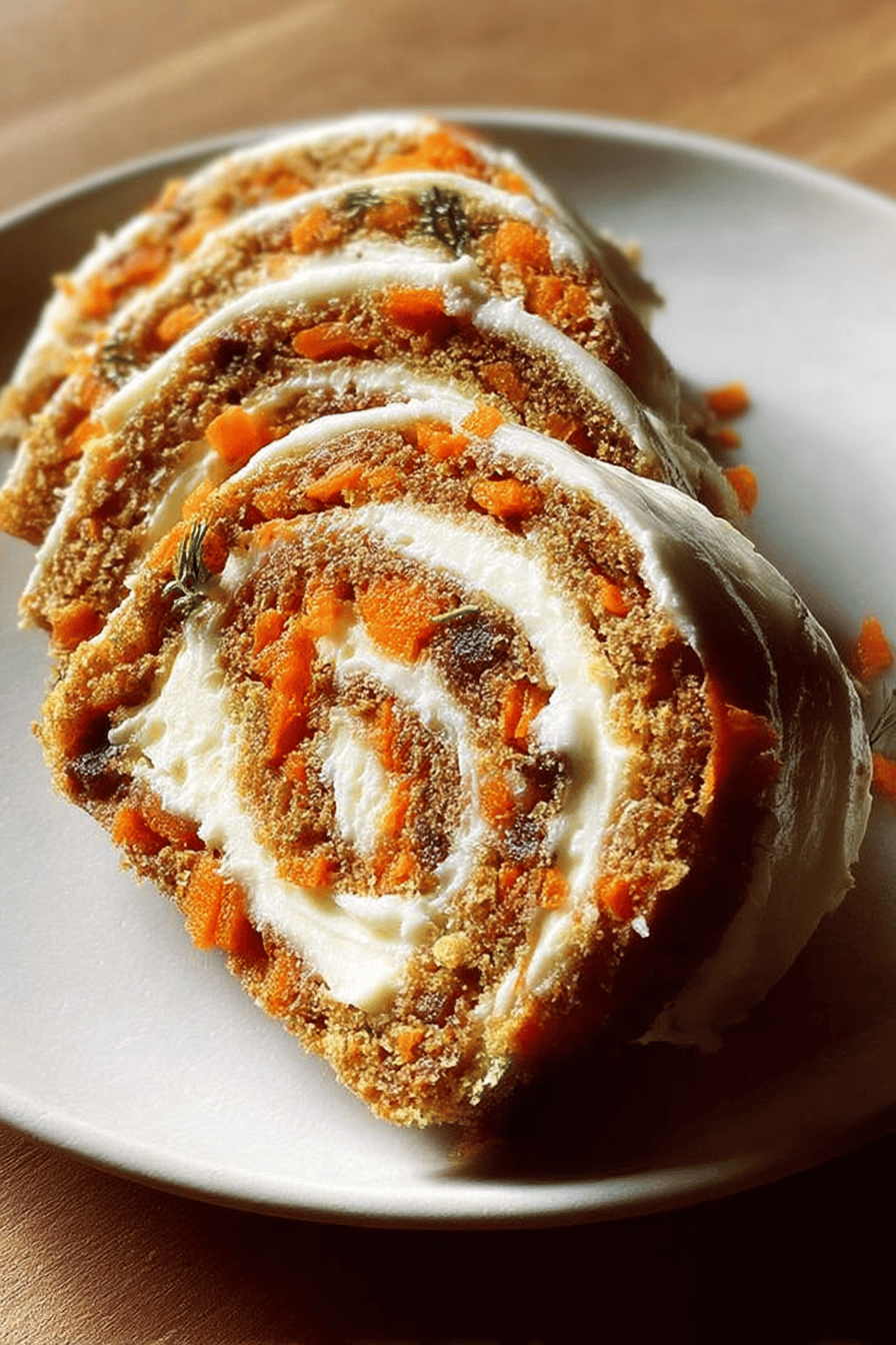 Carrot Cake Roll