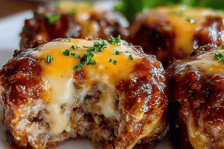 Cheesy Stuffed Meatloaf Bites 49.Png