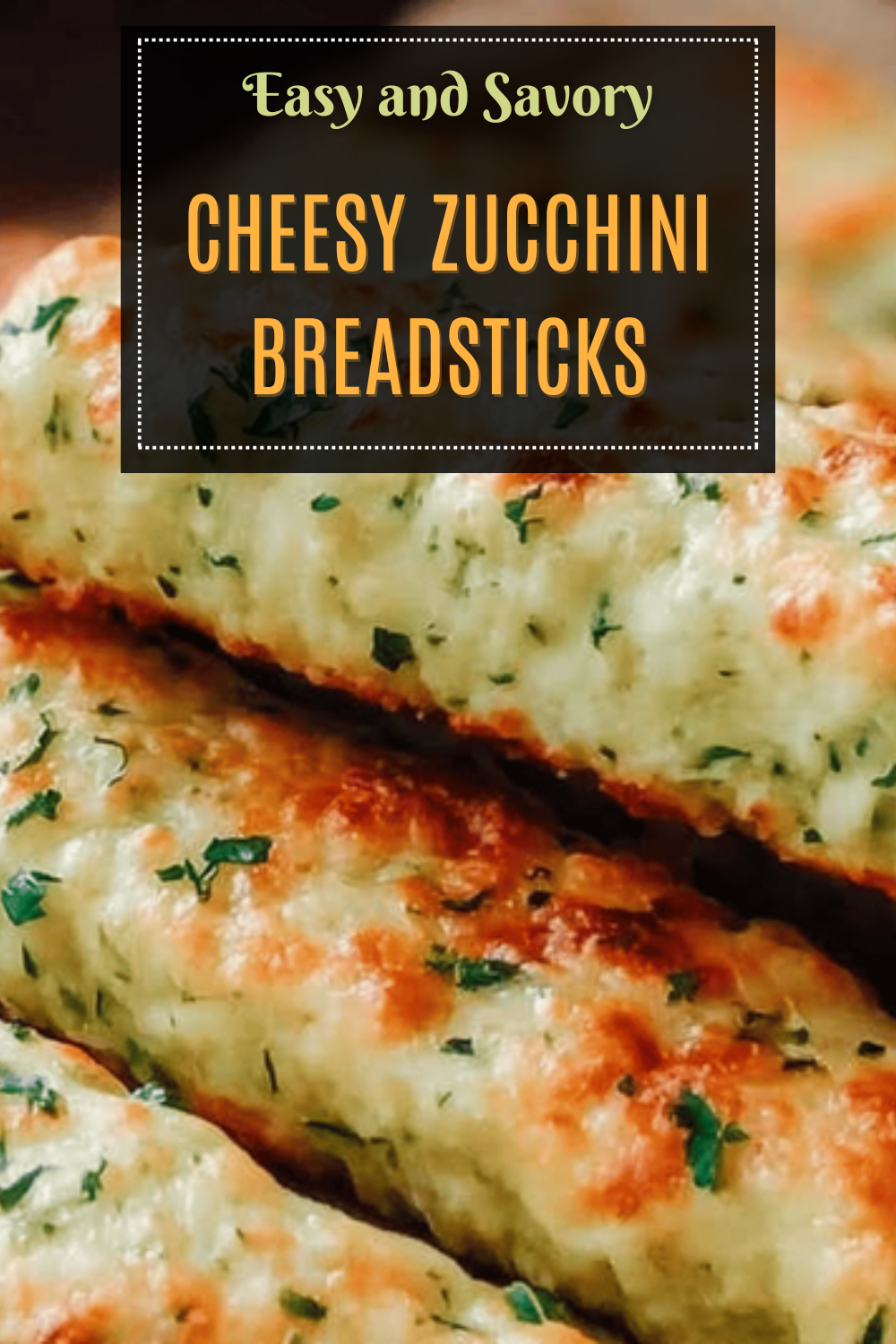 Cheesy Zucchini Breadsticks With Garlic And Herb Flavors 7 Cheesy Zucchini Breadsticks