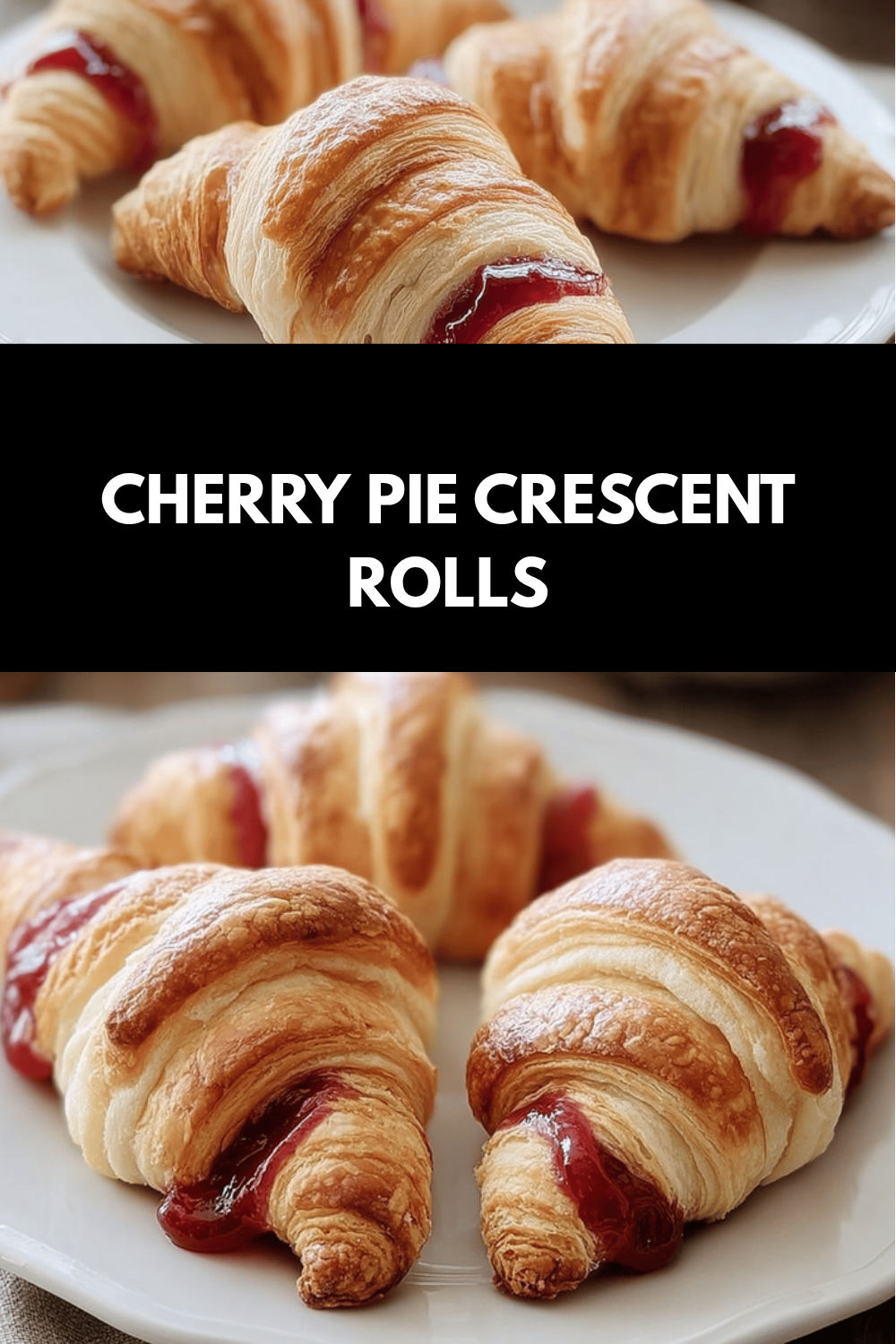 Cherry Pie Crescent Rolls