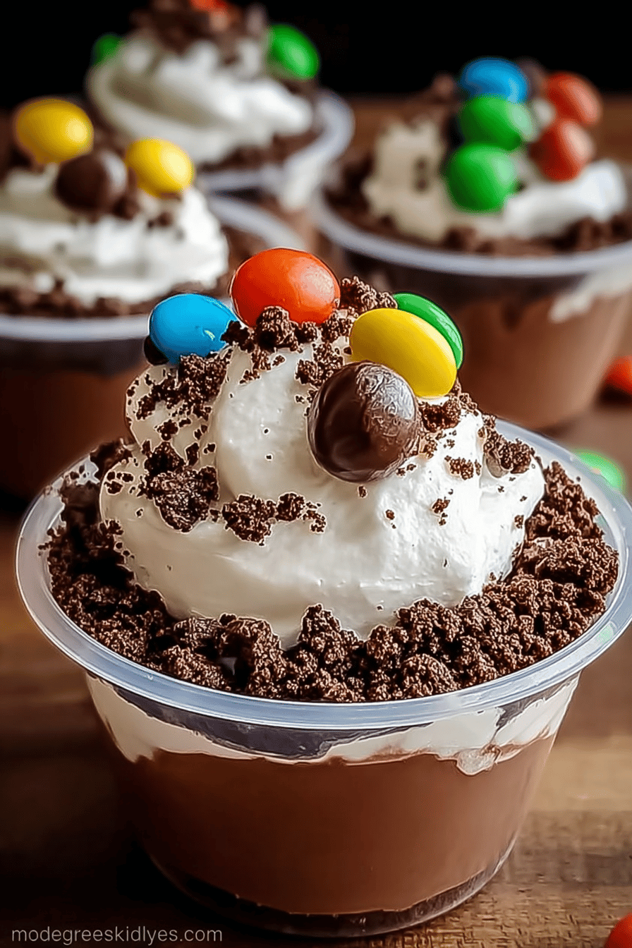 Chocolate Dirt Pie Cups