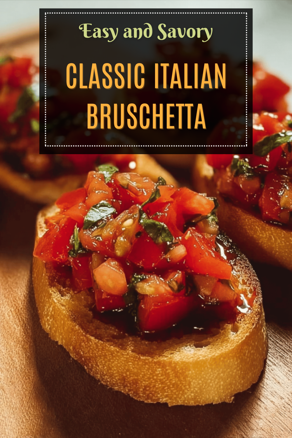 Classic Italian Bruschetta