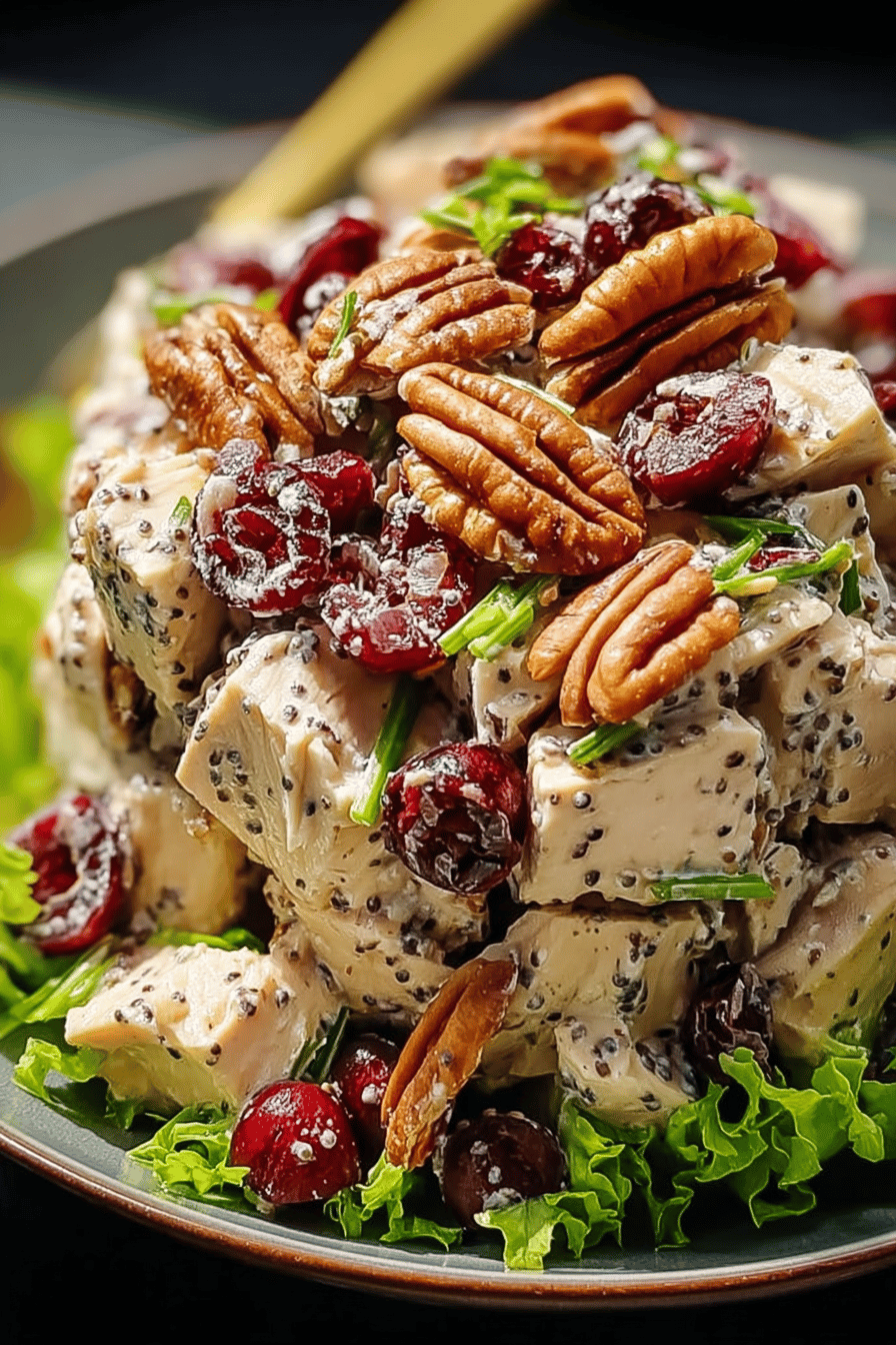 Cranberry Pecan Chicken Salad