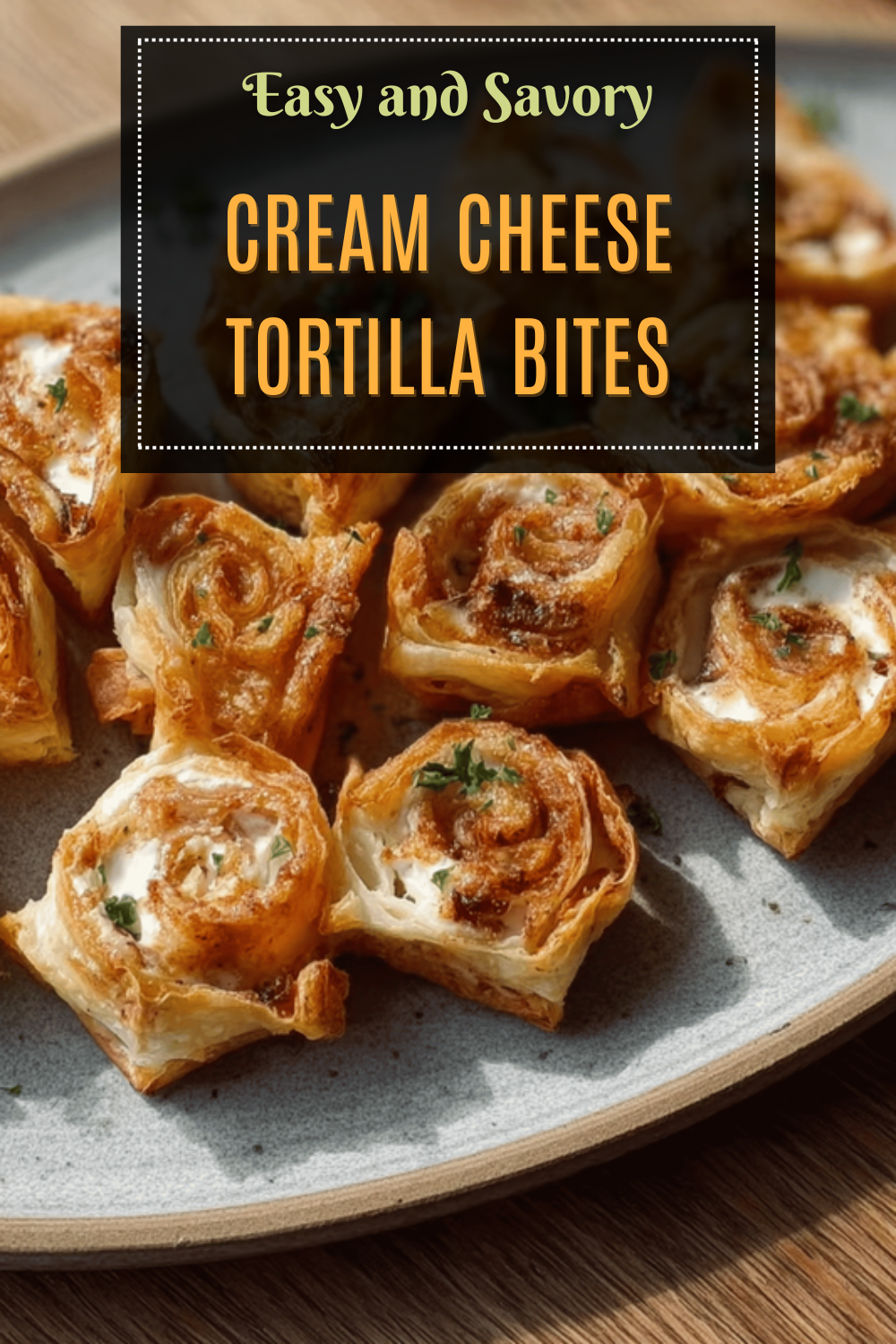 Cream Cheese Tortilla Bites