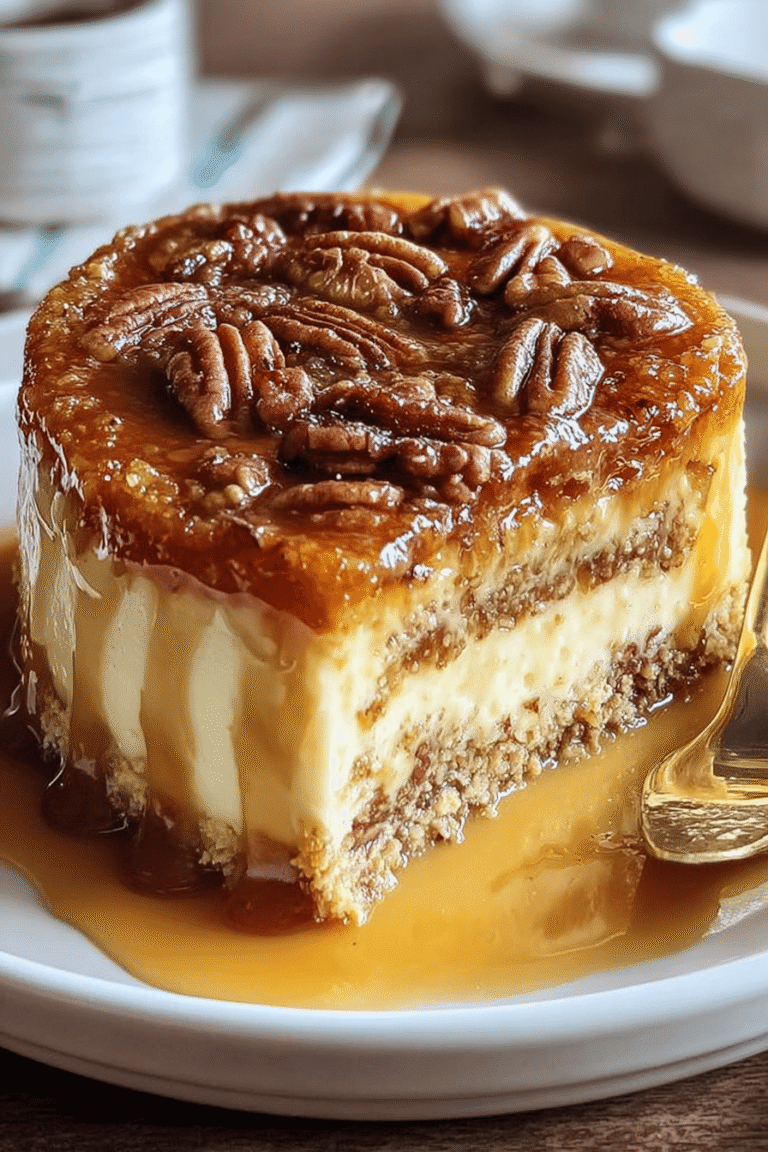 Creme Brulee Caramel Pecan Cake 19.Png