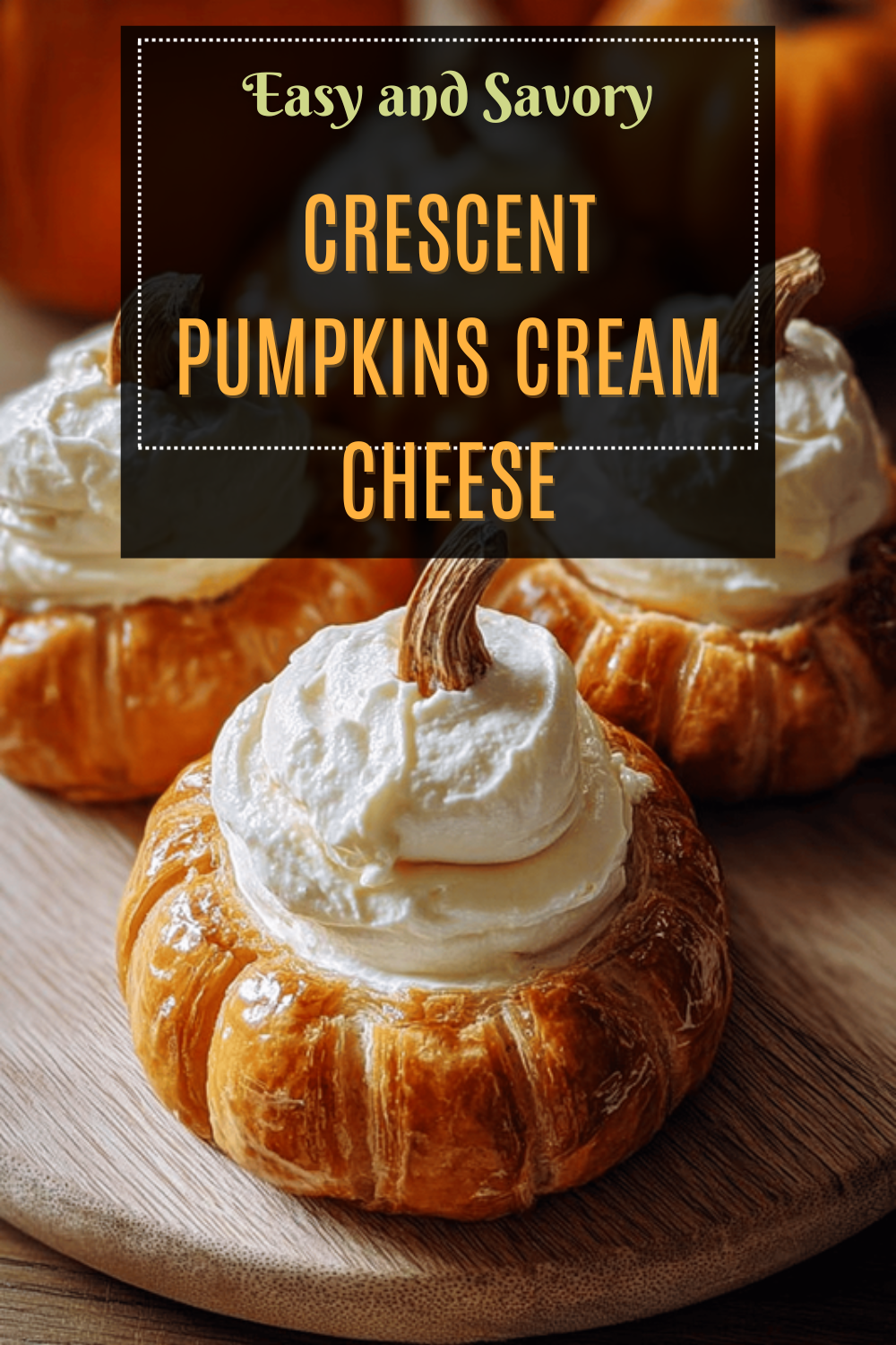 Crescent Pumpkins Cream Cheese