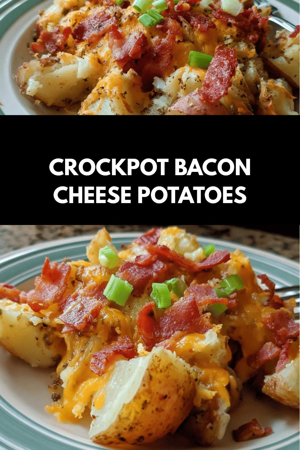 Crockpot Bacon Cheese Potatoes