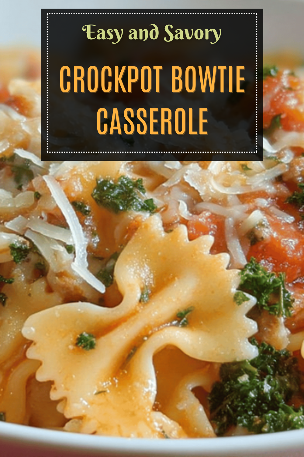 Crock Pot Bow Tie Casserole Recipe With Simple Ingredients 7 Crockpot Bowtie Casserole