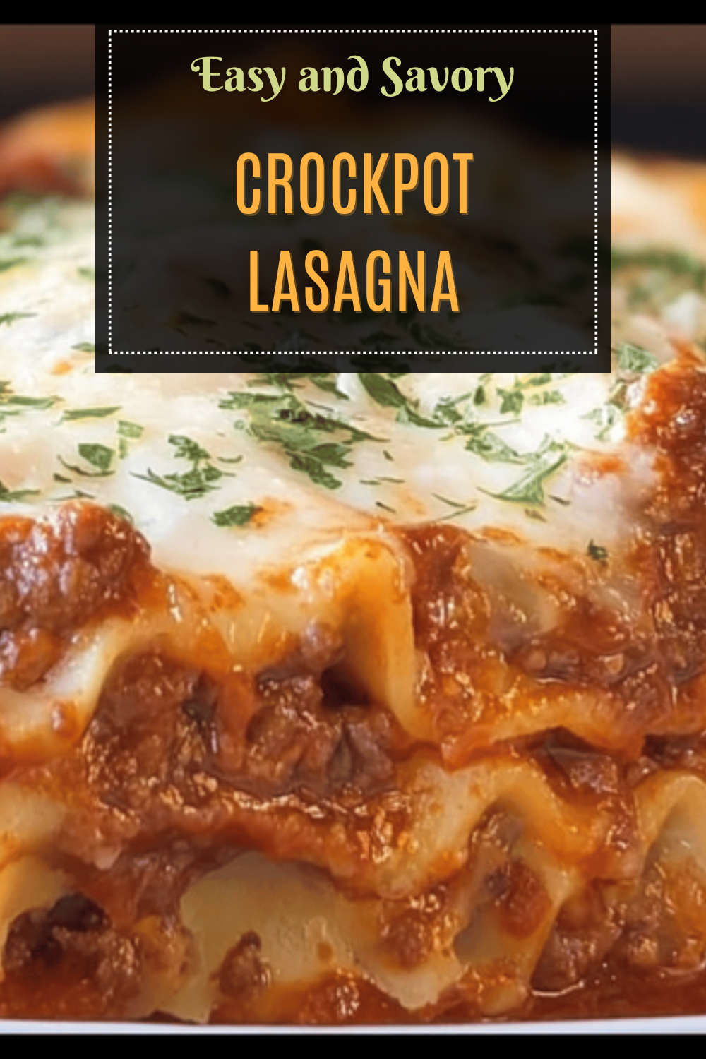 Crockpot Lasagna