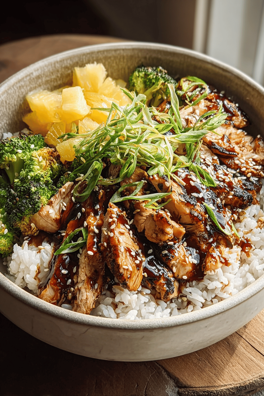 Huli Huli Chicken Rice Bowls With Sweet And Savory Glaze 6 Huli Huli Chicken Bowl
