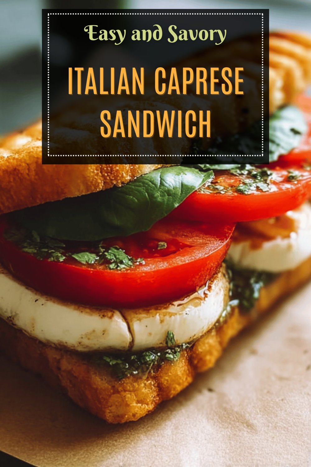 Caprese Sandwich Recipes With Fresh Mozzarella And Basil Flavors 7 Italian Caprese Sandwich