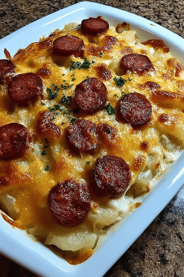Kielbasa Sausage Cheesy Potato Casserole 85.Png