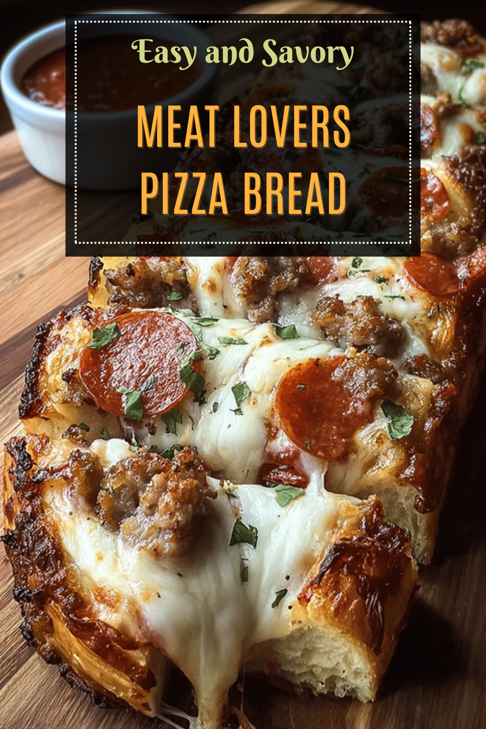 Meat Lovers Pizza Bread