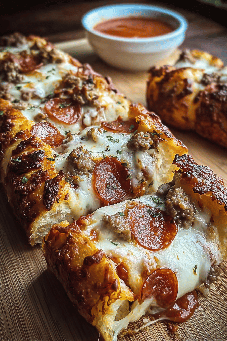 Meat Lovers Pizza Bread