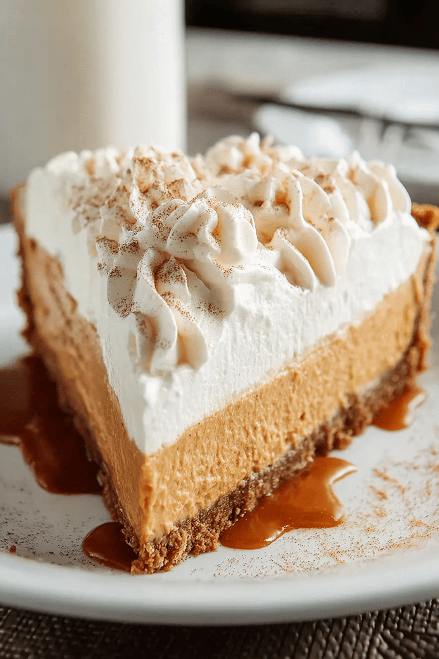 No Bake Pumpkin Cheesecake