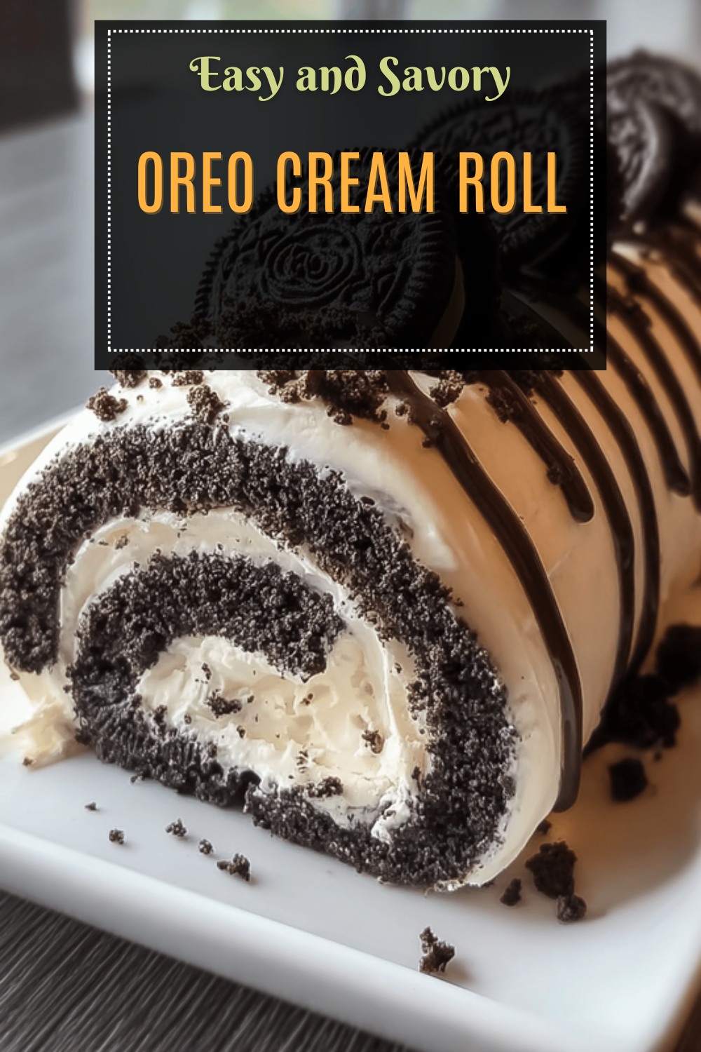Oreo Cream Roll