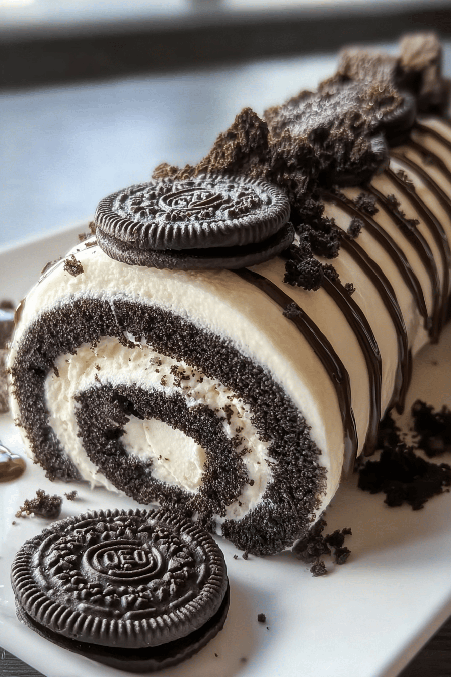 Oreo Cream Roll