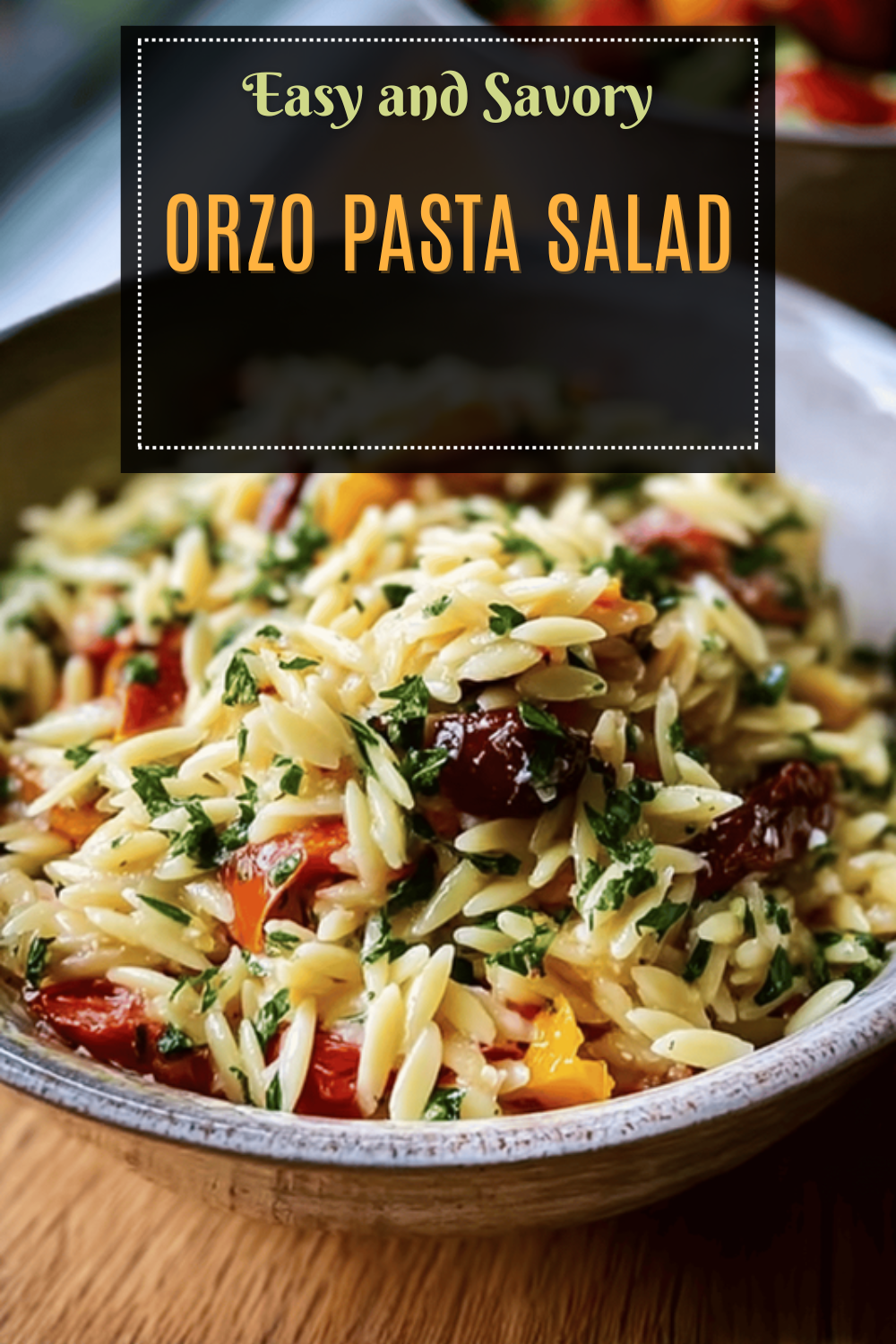 Easy Orzo Pasta Salad Recipes For Quick And Tasty Meals 7 Orzo Pasta Salad