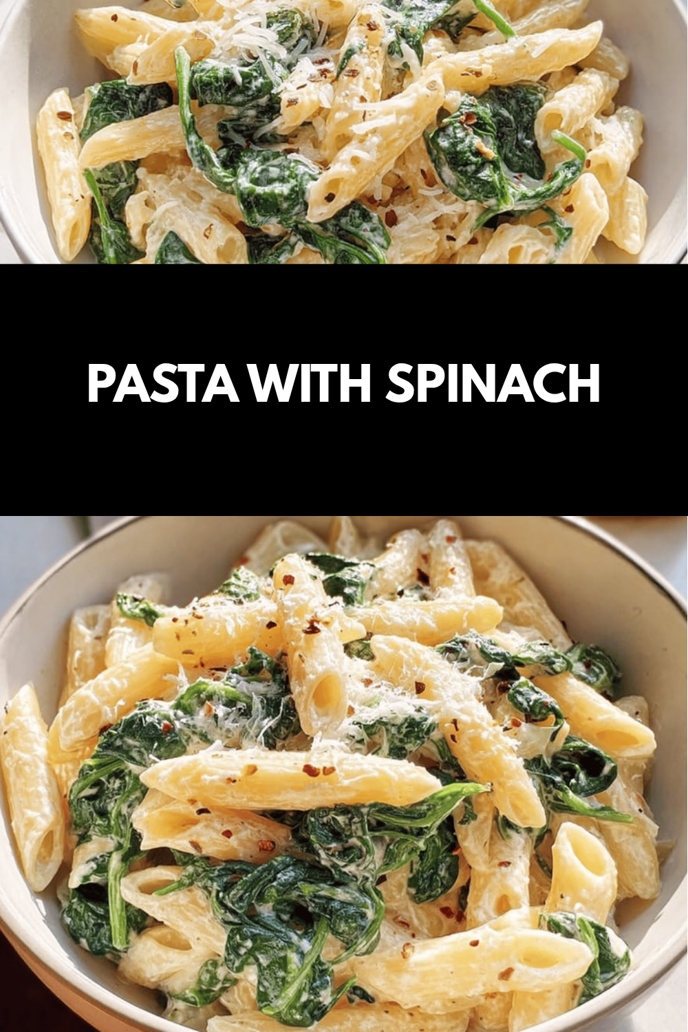 Pasta With Spinach Sauce Recipe For A Simple And Creamy Meal 6 Pasta With Spinach