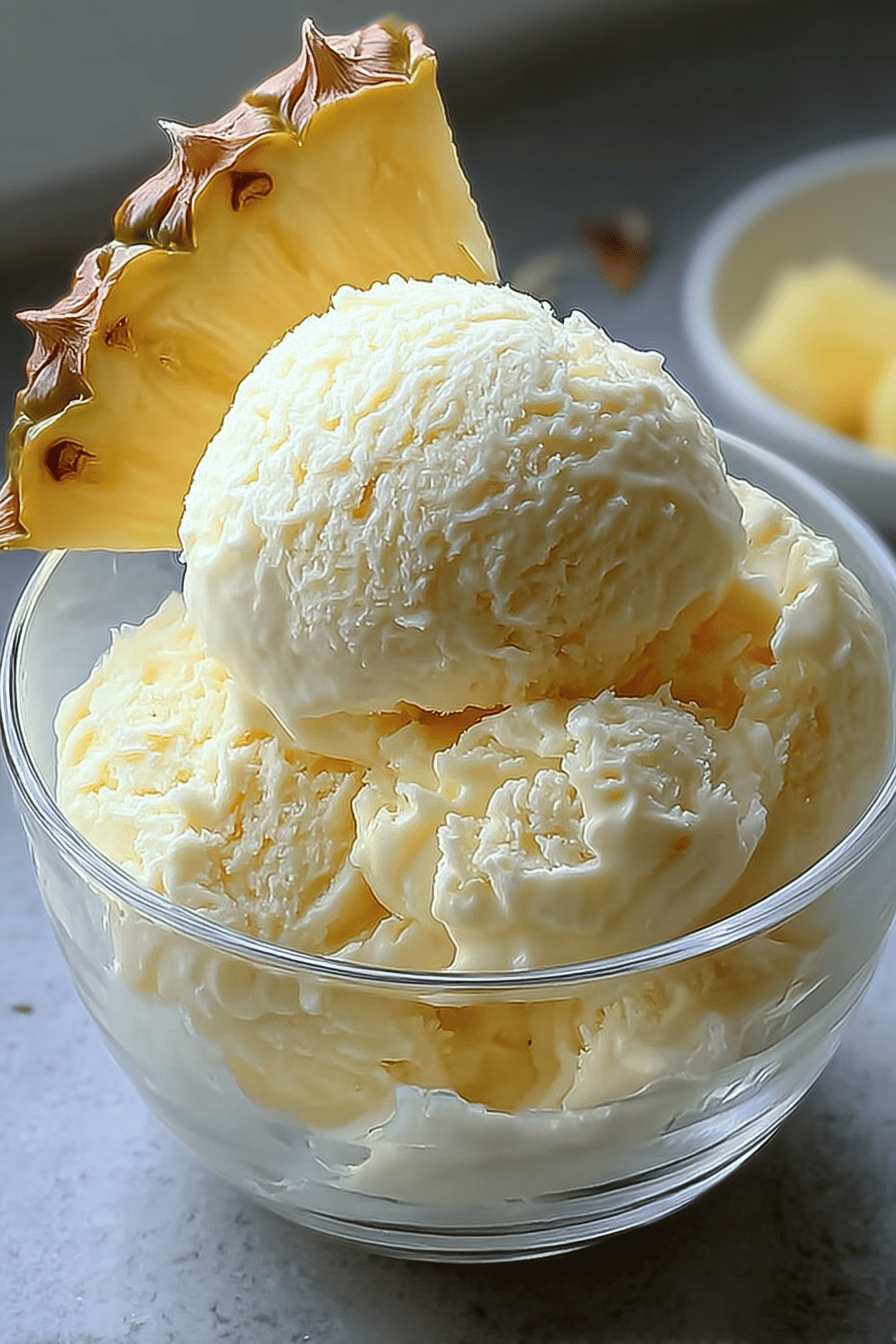 Pineapple Ice Cream