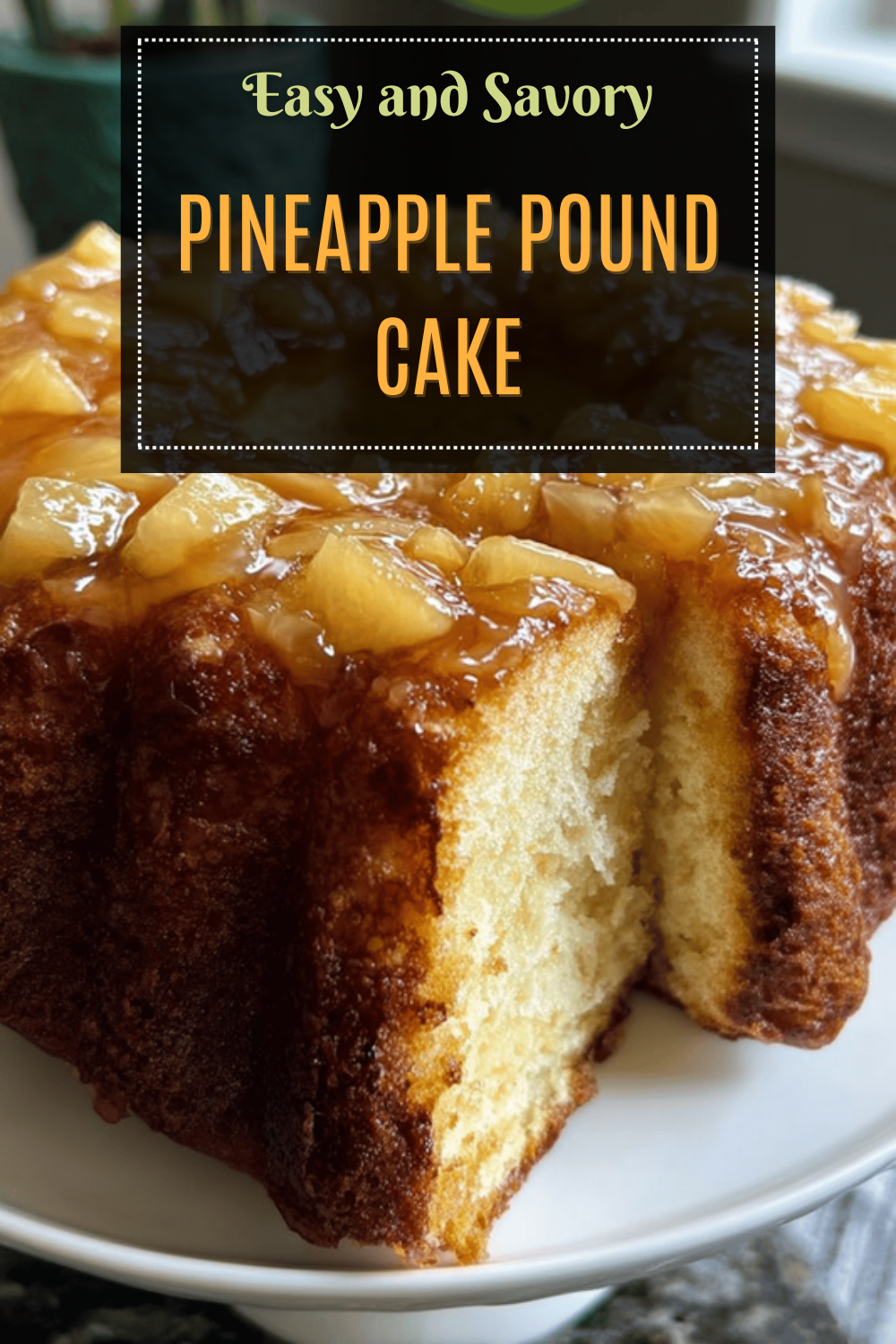 Pineapple Pound Cake
