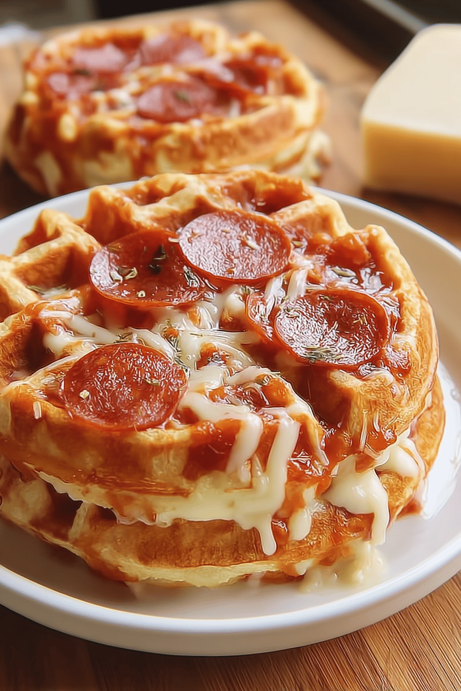 Pizza Waffles Recipe Ideas For Quick And Tasty Snacks 6 Pizza Stuffed Waffles