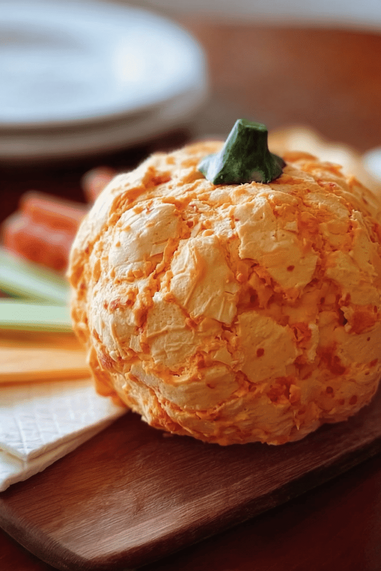 Pumpkin Shaped Cheese Ball 94.Png
