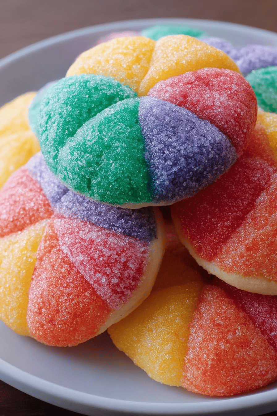 Jello Cookies Recipes With Colorful Flavors For Soft, Chewy Treats 6 Rainbow Jello Sugar Cookies