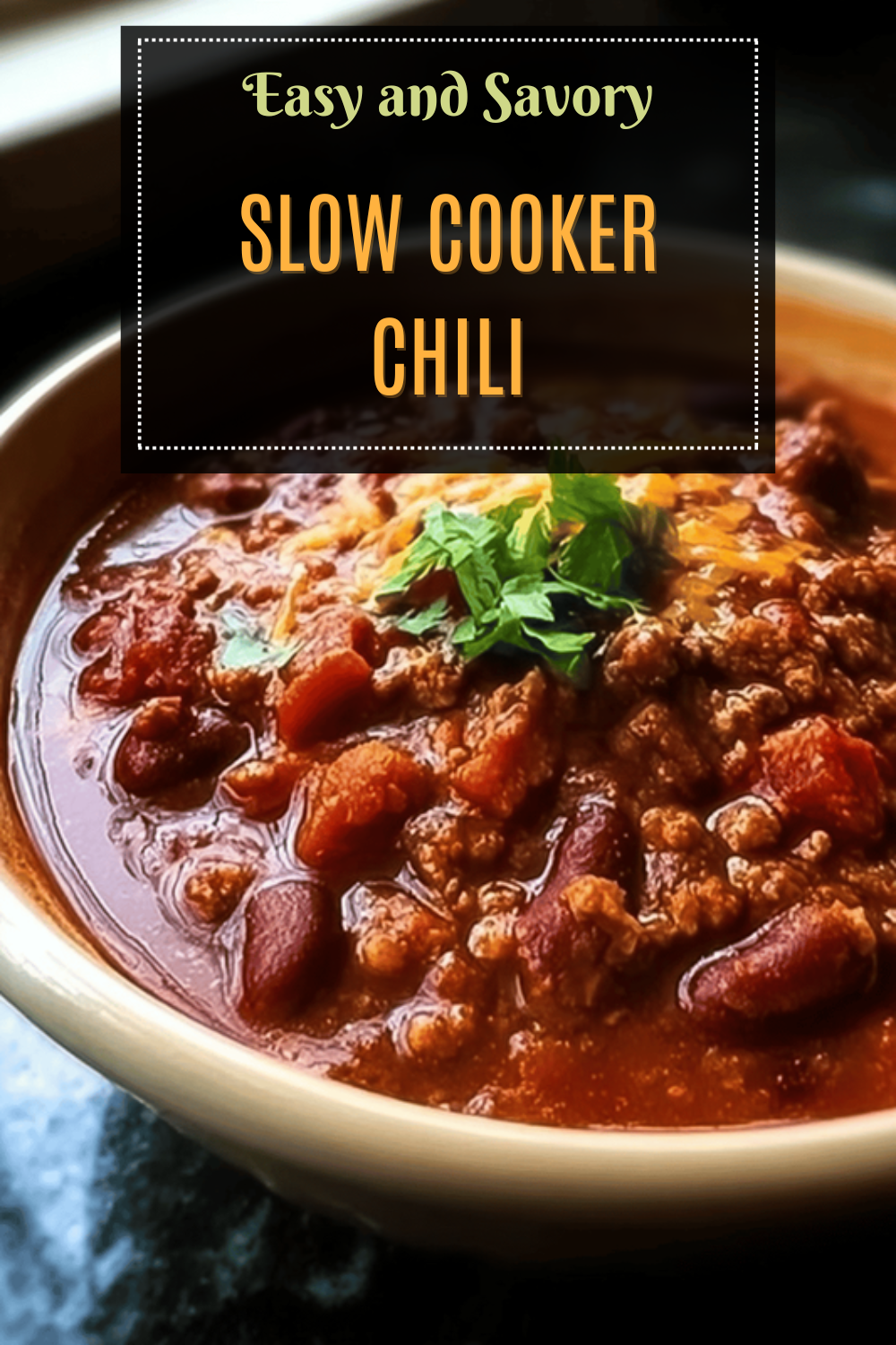 Classic Slow Cooker Chili Recipe With Rich And Hearty Flavors 7 Slow Cooker Chili