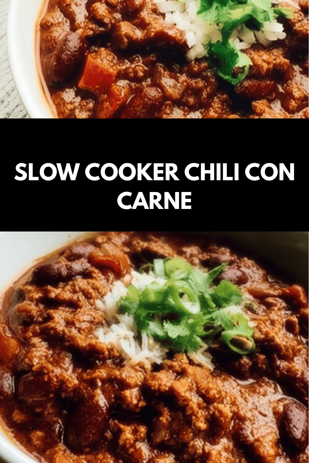 Classic Slow Cooker Chili Recipe With Hearty Beans And Spices 6 Slow Cooker Chili Con Carne