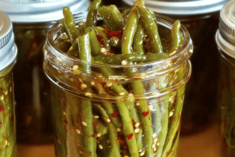 Spicy Garlic Pickled Green Beans Recipe 64.Png