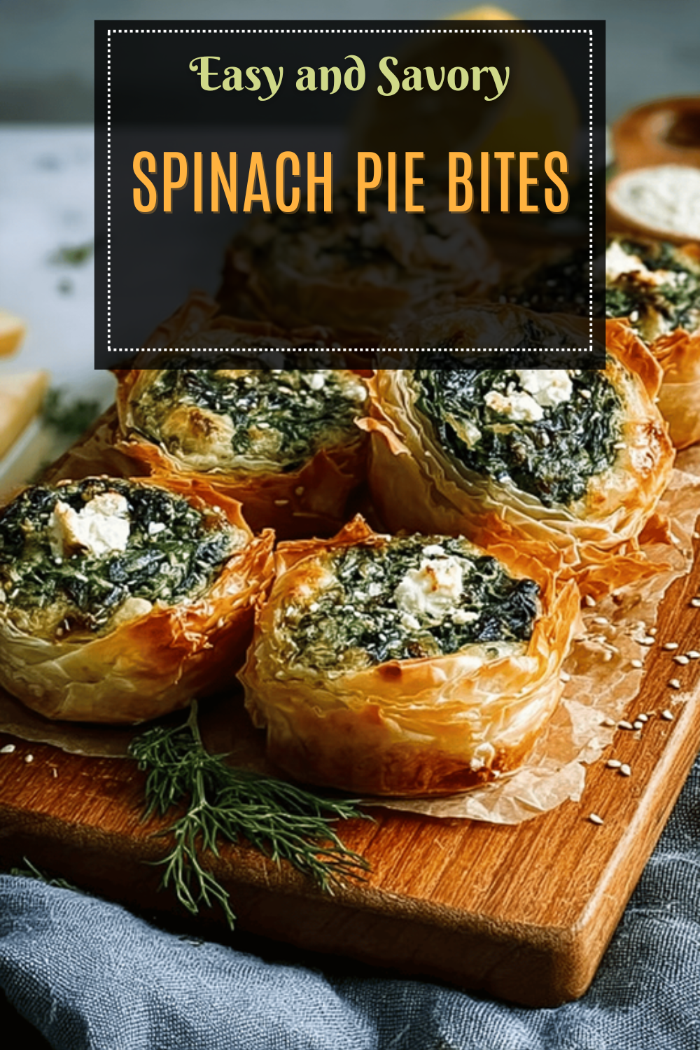 Spanakopita Bites With Spinach And Feta For Easy Appetizers 7 Spinach Pie Bites