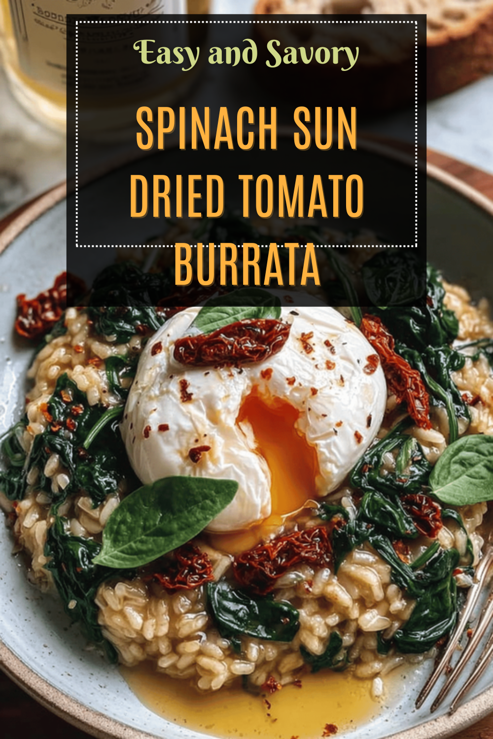 Spinach And Sun-Dried Tomato Burrata Pasta In One Pot 7 Spinach Sun Dried Tomato Burrata