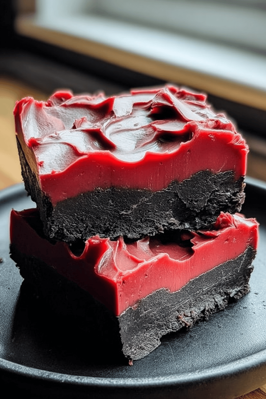 Vampire Fudge Recipe Easy No Bake Halloween Treat 6 Vampire Fudge Recipe