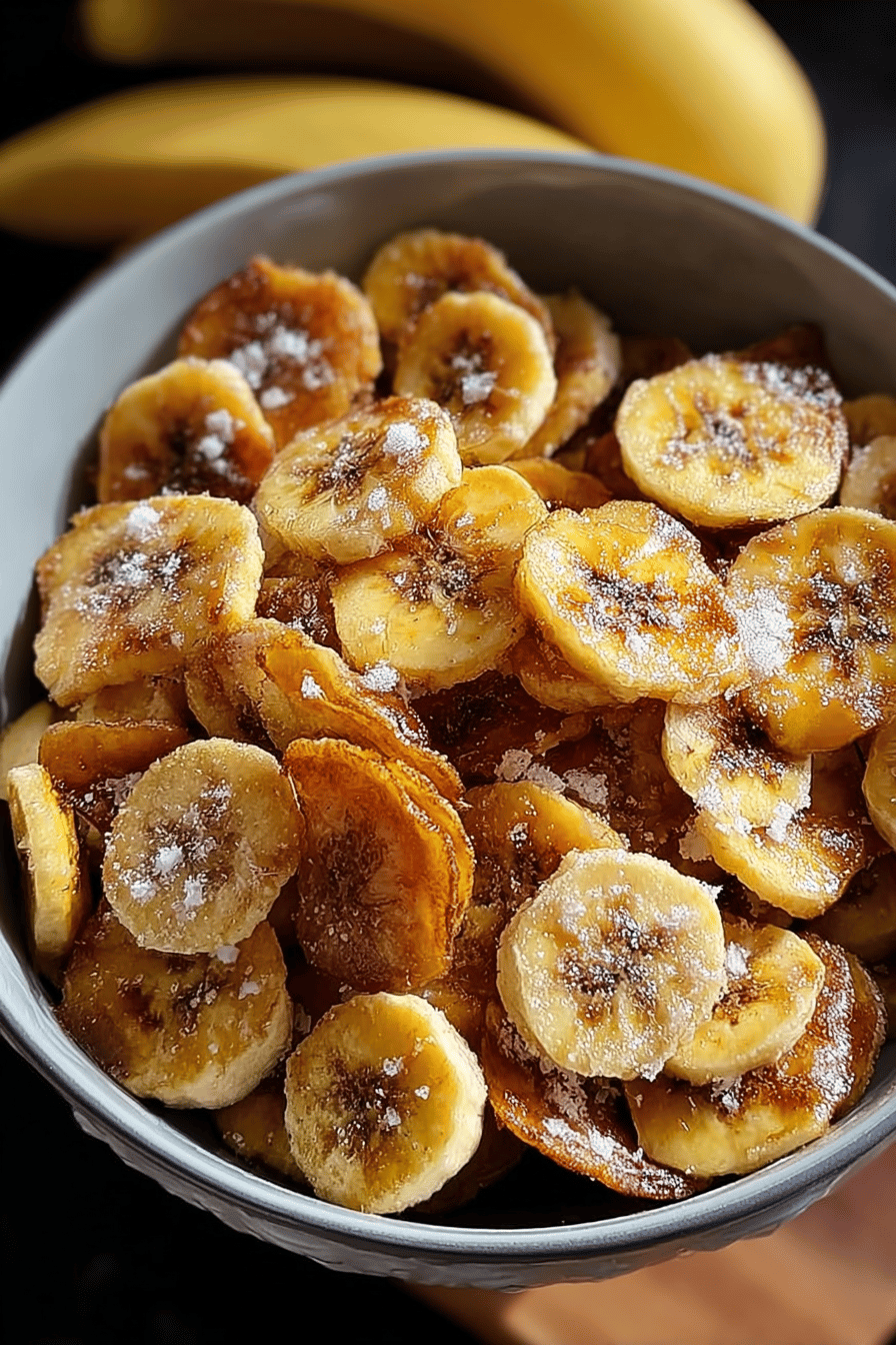 Air Fryer Banana Chips