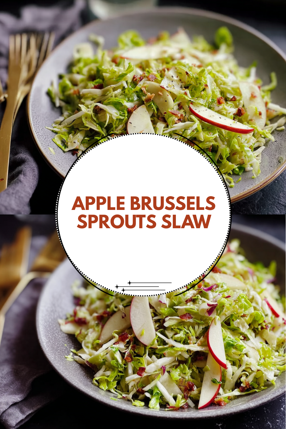 Apple Brussels Sprouts Slaw Recipe With Fresh And Crunchy Flavors 4 Apple Brussels Sprouts Slaw