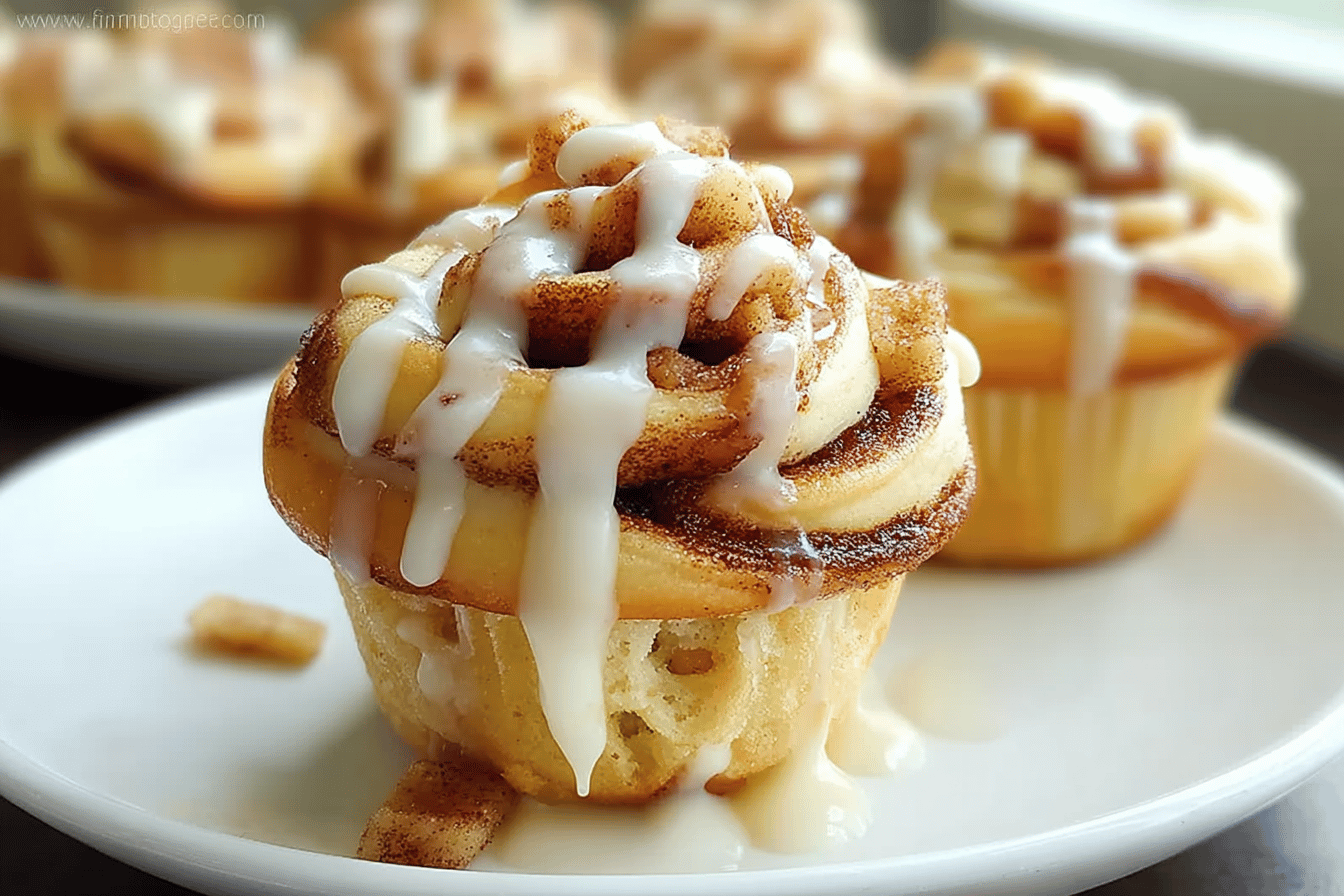 Apple Cinnamon Roll Cupcakes