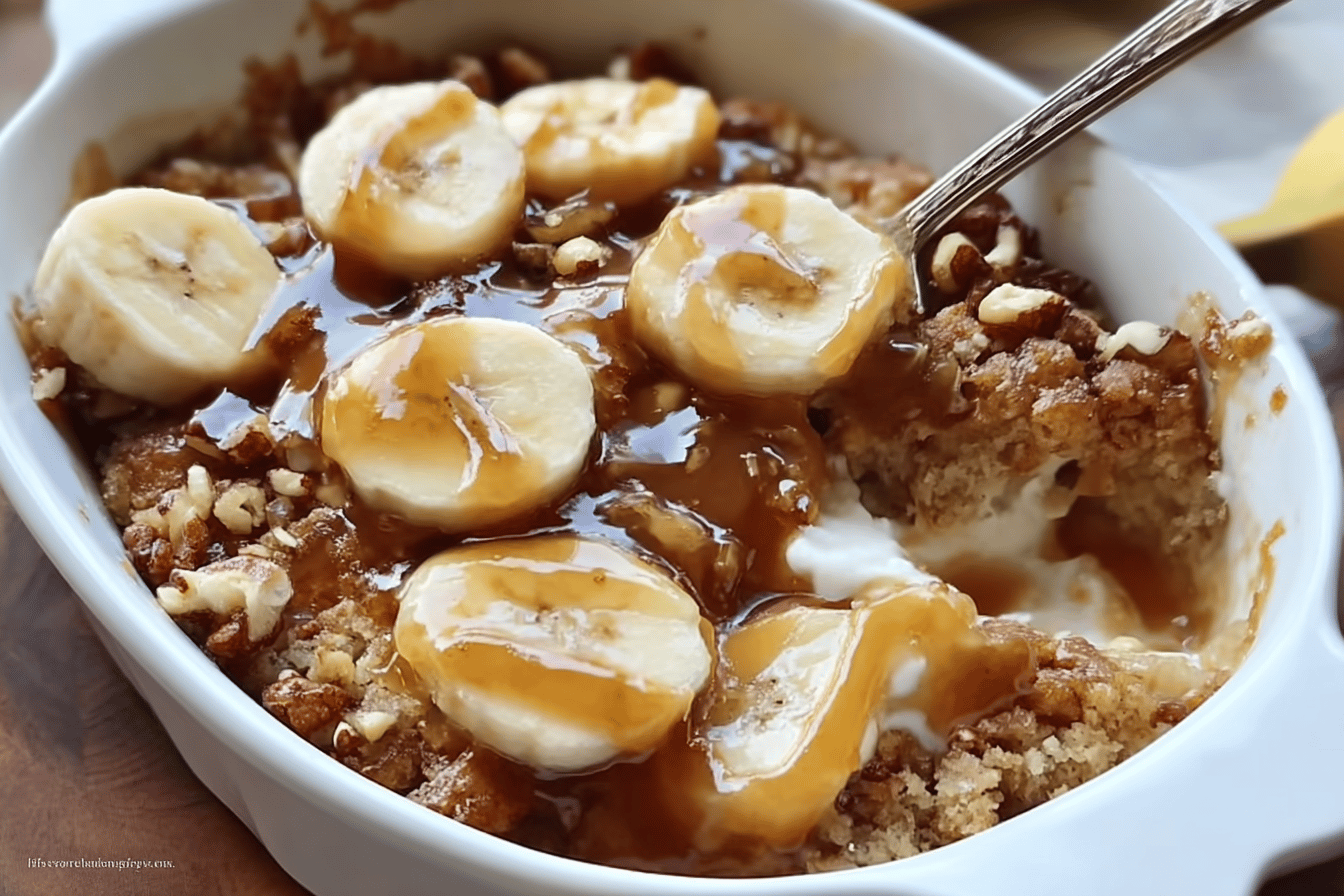 Bananas Foster Cobbler