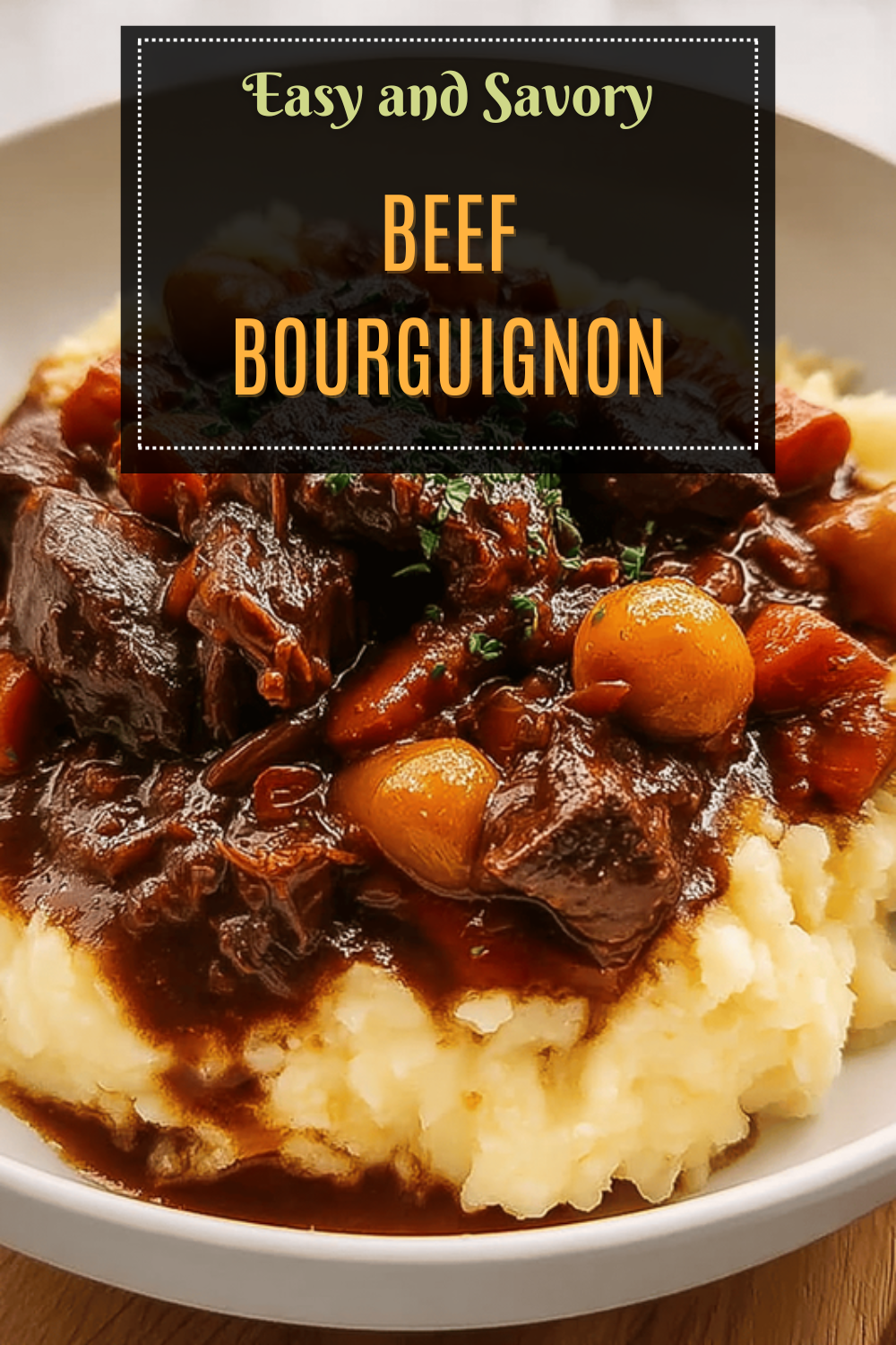 Beef Bourguignon Recipe Classic French Stew With Rich Red Wine Sauce 7 Beef Bourguignon
