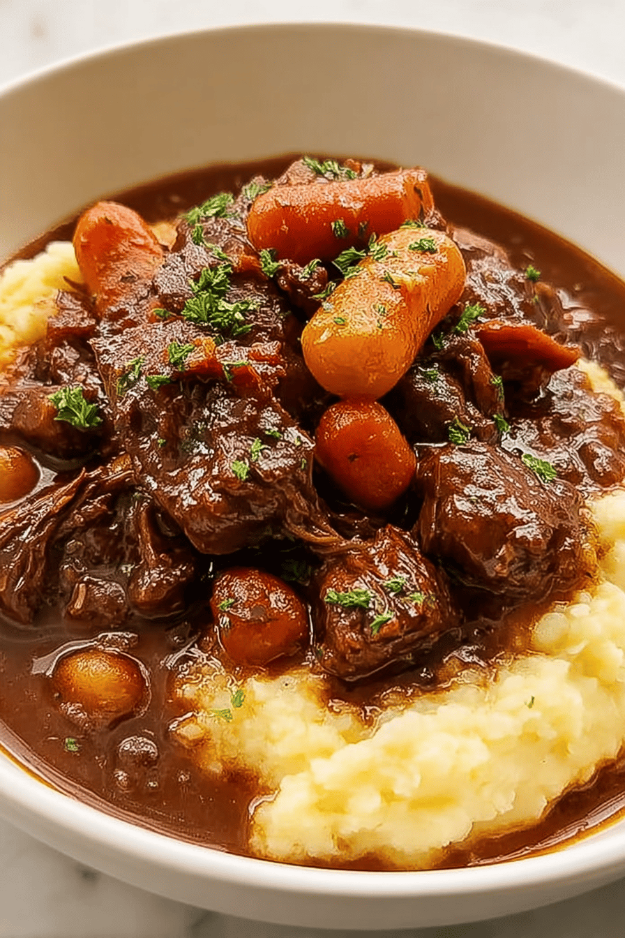Beef Bourguignon Recipe Classic French Stew With Rich Red Wine Sauce 6 Beef Bourguignon