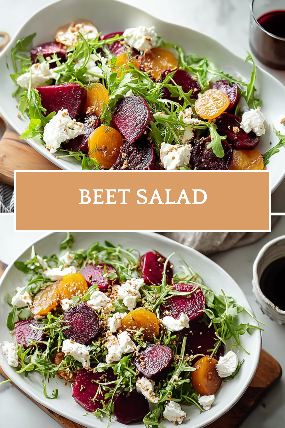 Beet Salad With Goat Cheese And Tangy Balsamic Dressing 7 Beet Salad
