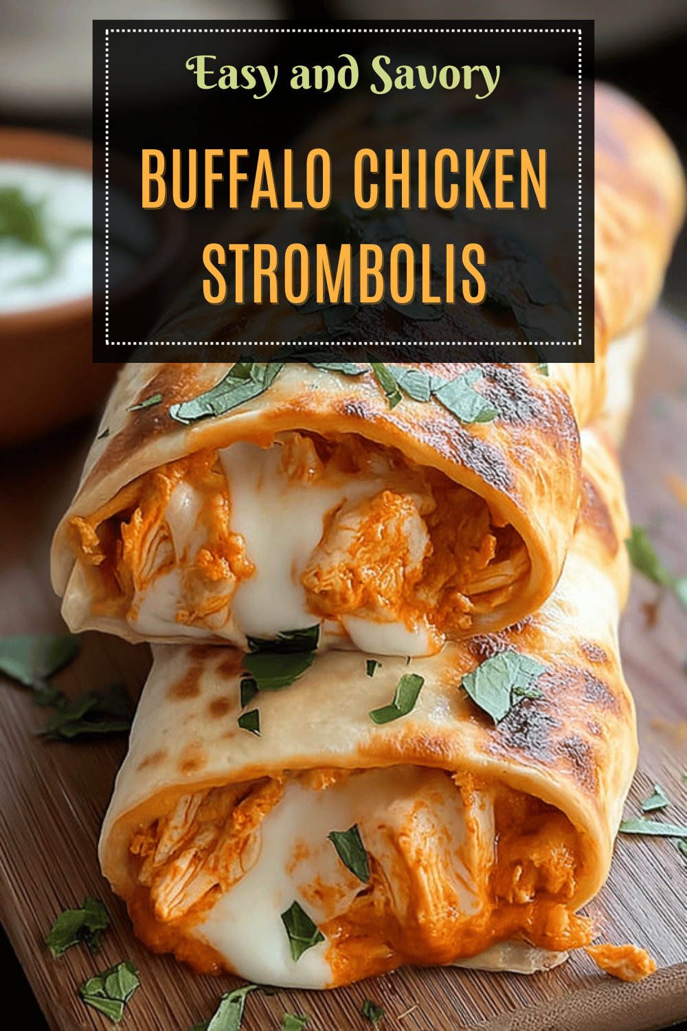 Buffalo Chicken Strombolis