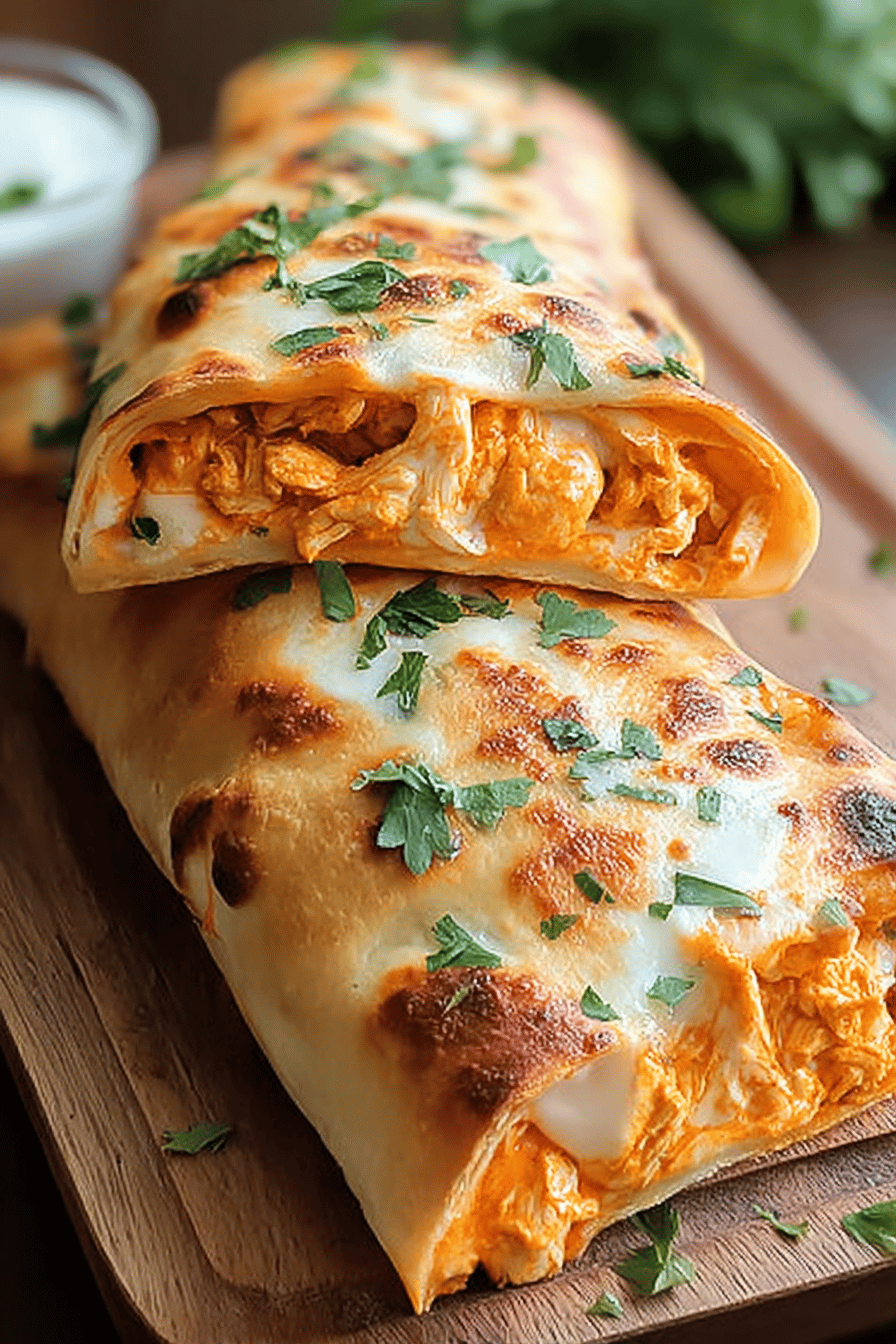 Buffalo Chicken Strombolis
