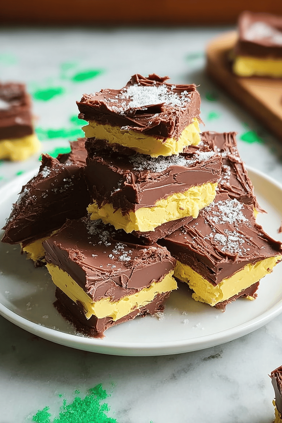 Cadbury Egg Fudge