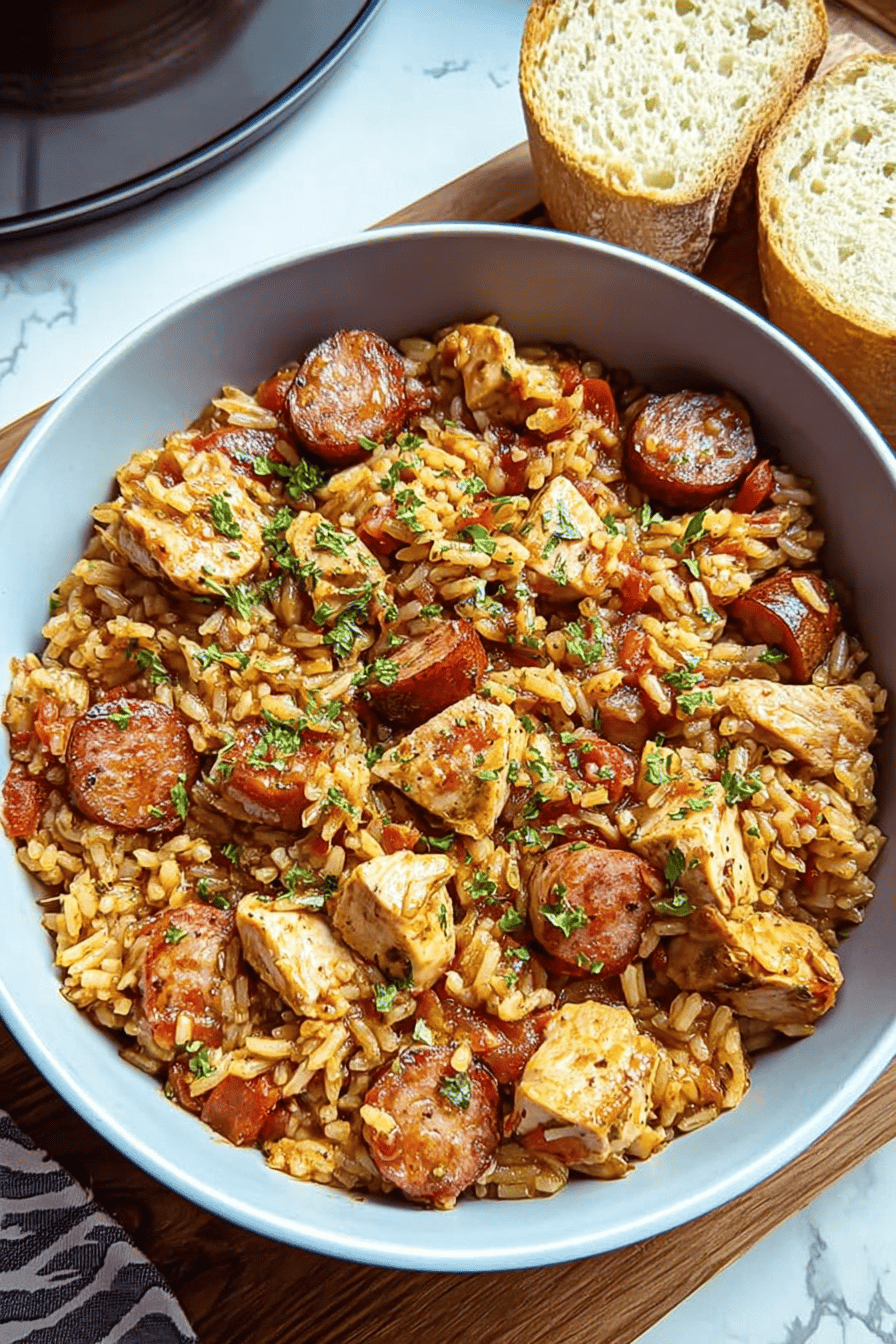 Chicken And Sausage Jambalaya Recipe With Authentic Cajun Flavors 6 Cajun Chicken Sausage Jambalaya
