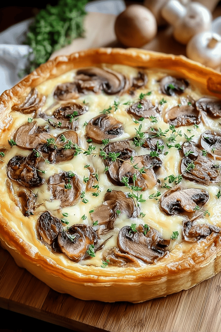Champignon Gouda Tarte Fine 36.Png