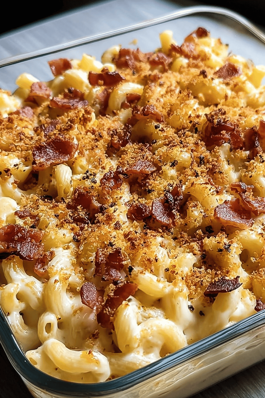 Cheesy Bacon Cavatappi Pasta Recipe For A Creamy Comfort Meal 6 Cheesy Bacon Cavatappi