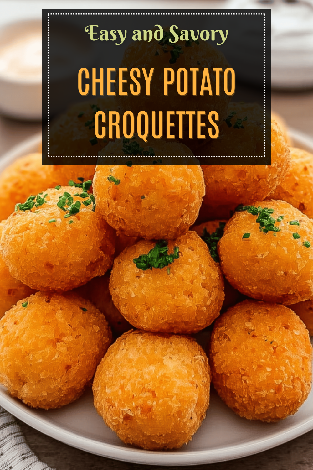 Cheesy Potato Croquettes